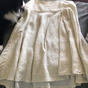 Gap linen circle skirt